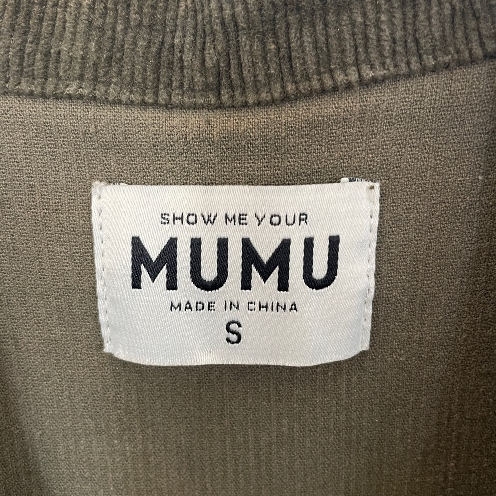 Outlaw Dress in Green Corduroy - Picture 9 of 12